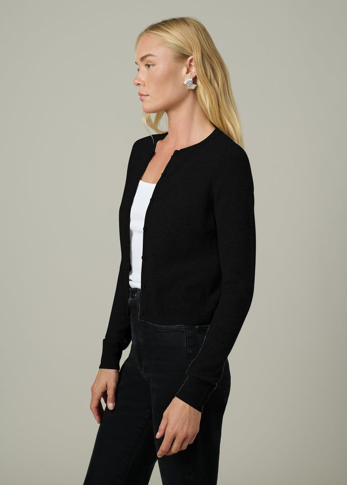 Joe's THE DANI CASHMERE CARDIGAN BLACK