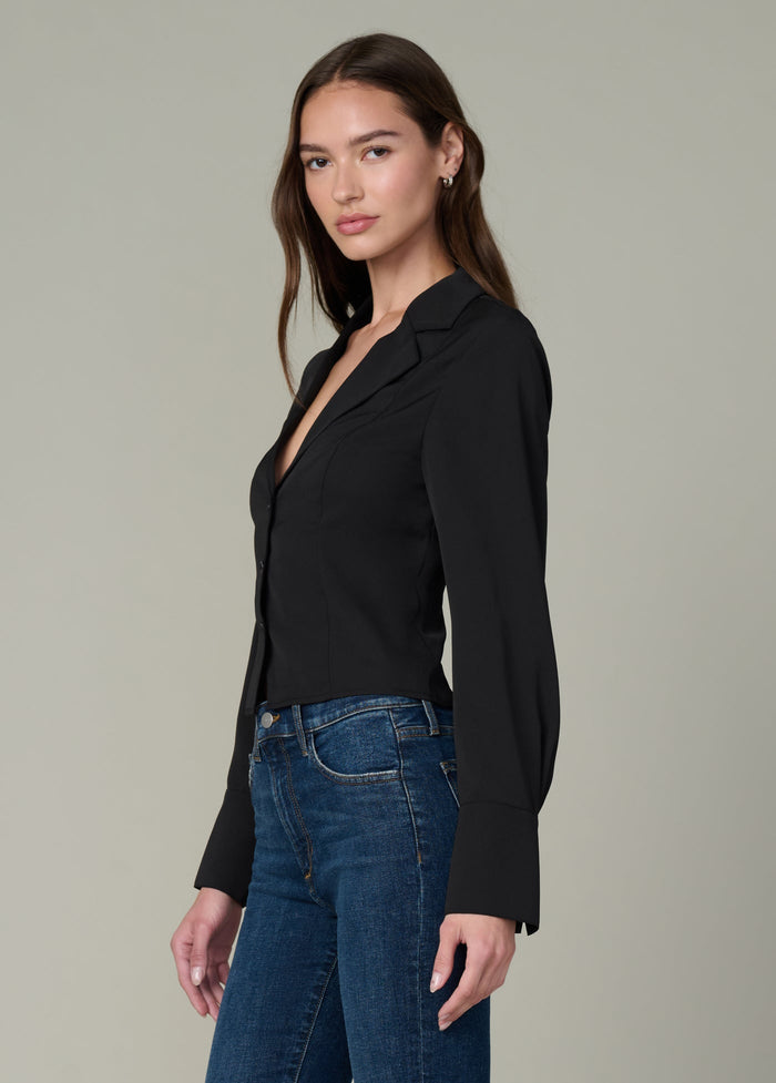 Joe's THE IRIS BLOUSE BLACK