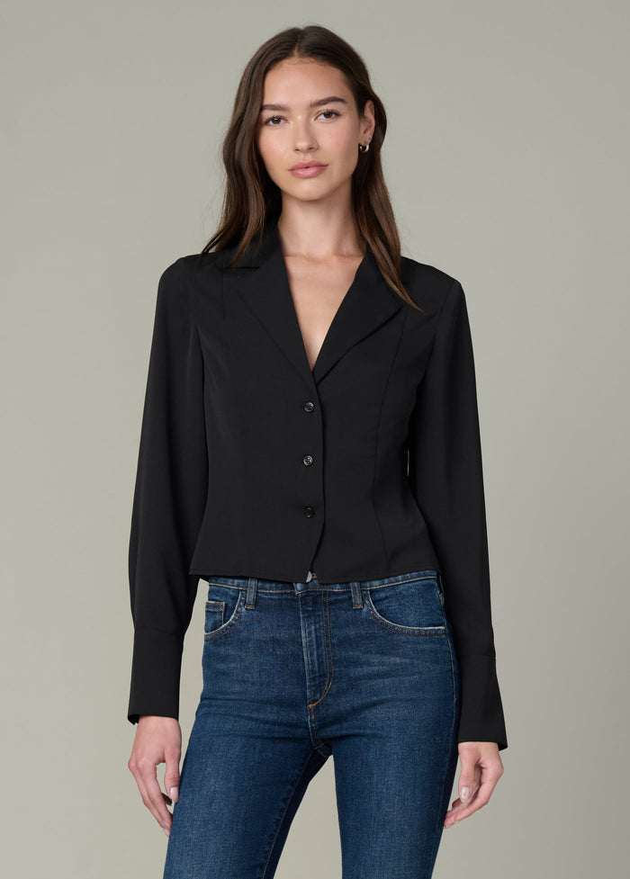 joe's THE IRIS BLOUSE BLACK