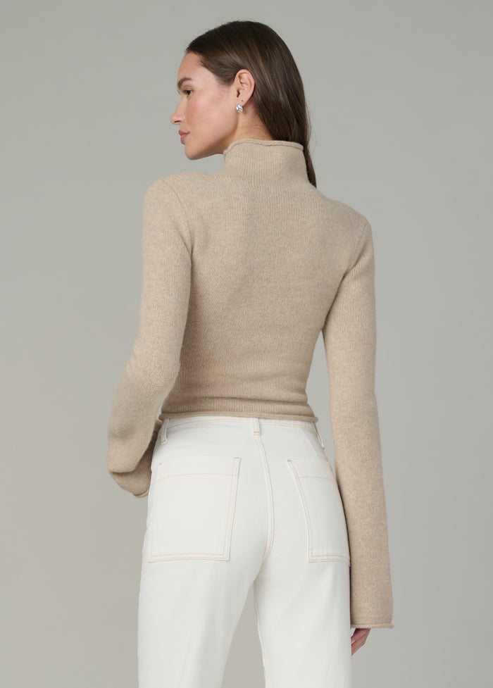 Joe's THE JANE ROLL NECK SWEATER CAMEL