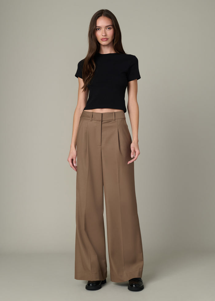 Joe's THE KATE MID RISE TROUSER HAZELNUT