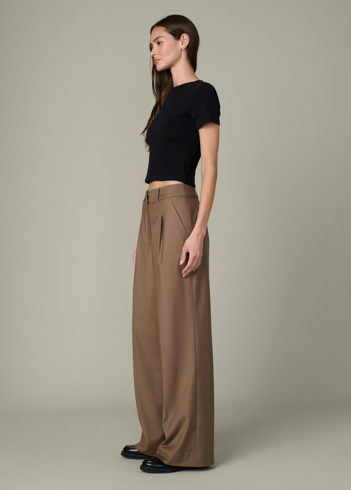 Joe's THE KATE MID RISE TROUSER HAZELNUT
