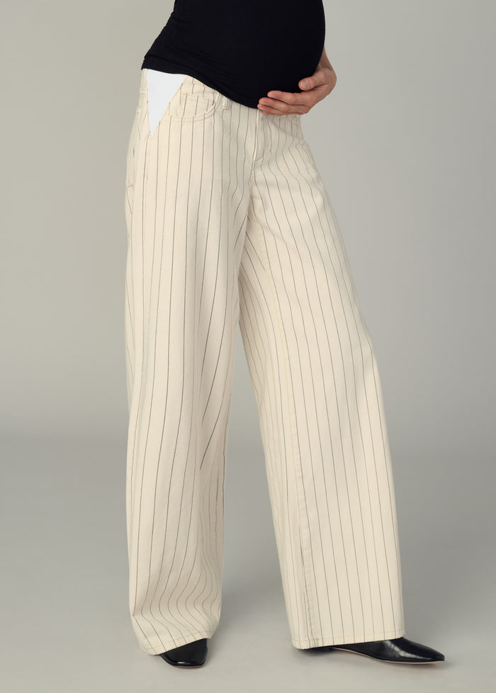 Joe's THE LOU LOU MATERNITY NATURAL STRIPE