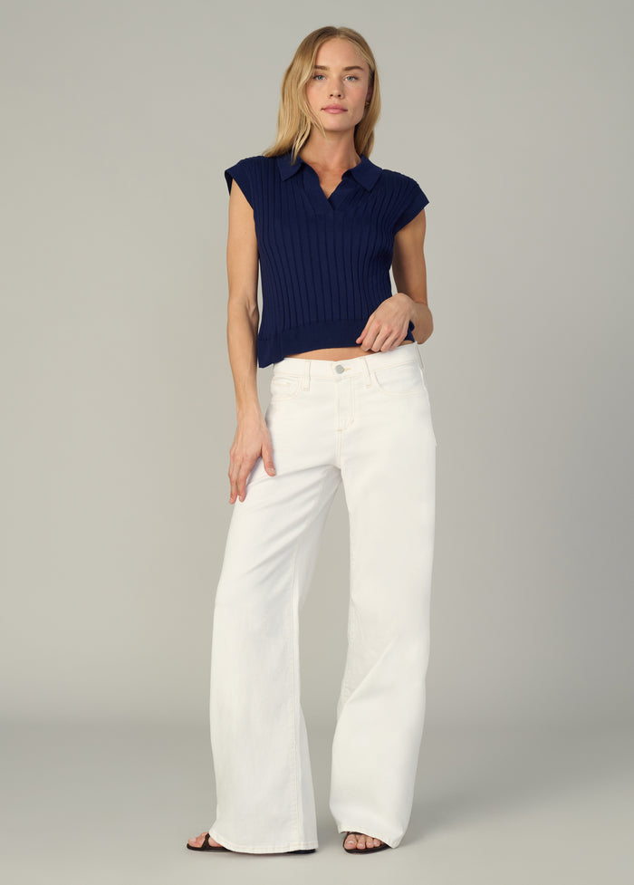 Joe's THE MAL POPOVER SWEATER VEST NAVY