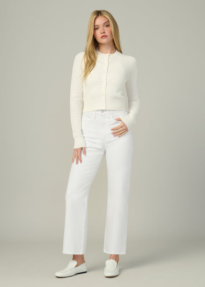joe's THE MARGOT CROP WHITE