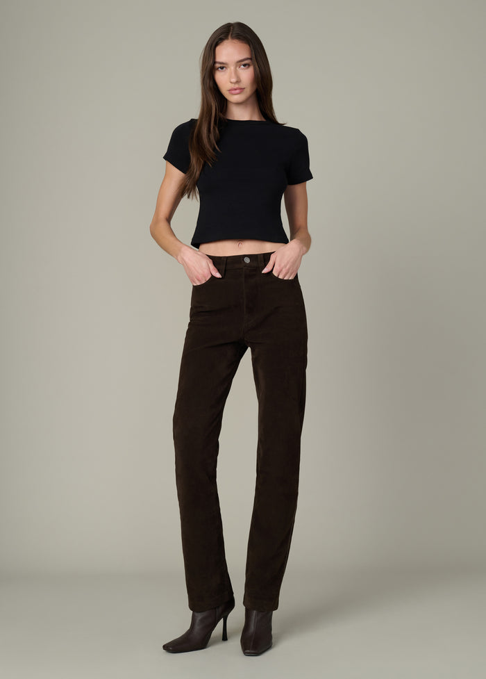 joe's THE MARGOT SLIM DARK CHOCOLATE