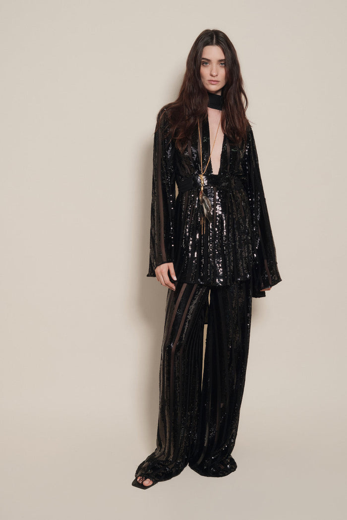 Johanna Ortiz Sequins Musical Pant