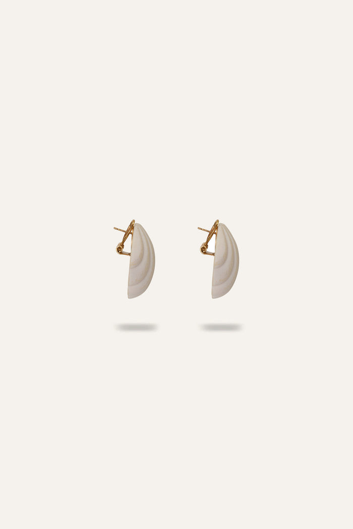 Johanna Ortiz Shell Earrings