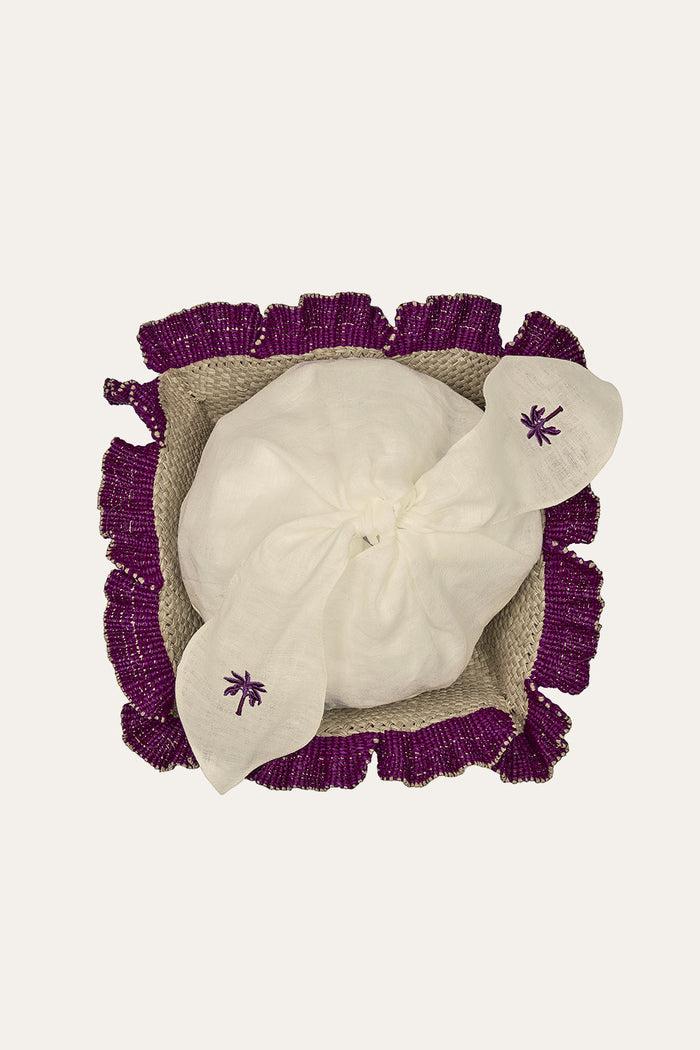 Johanna Ortiz Mushroom Mandala Bread Basket Set Of 2