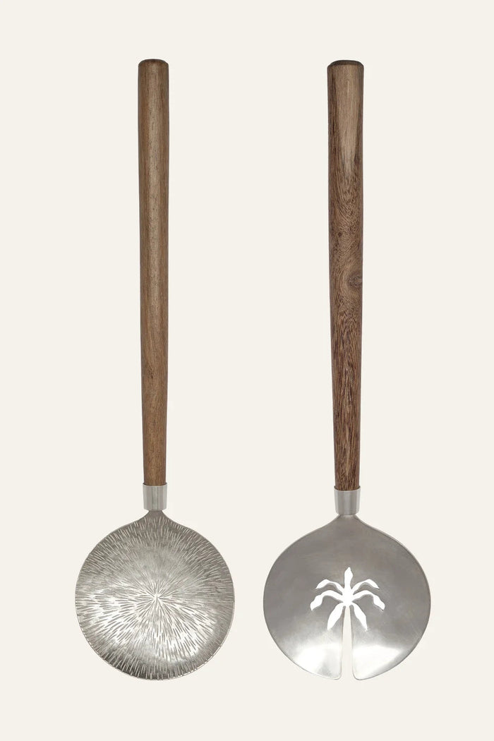 johanna ortiz Santuario De Flora Salad Servers Set of 2