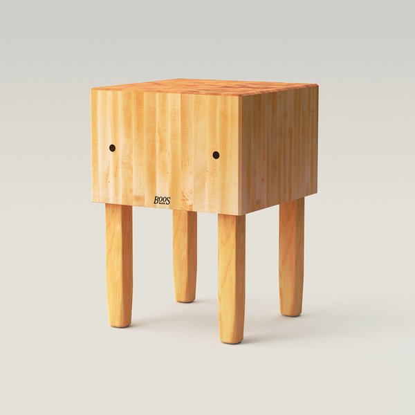 John Boos "AA" Maple Butcher Block With 16" Thick End Grain Top