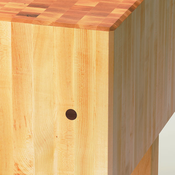 John Boos "AA" Maple Butcher Block With 16" Thick End Grain Top