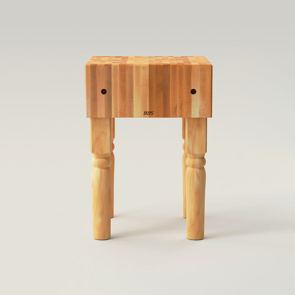John Boos "AB" Maple Butcher Block With 10" Thick End Grain Top