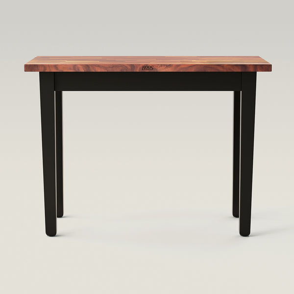 John Boos Blended Walnut Classic Country Work Table With 1-1/2" Thick Top