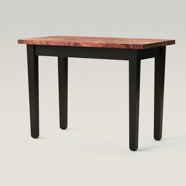 John Boos Blended Walnut Classic Country Work Table With 1-1/2" Thick Top