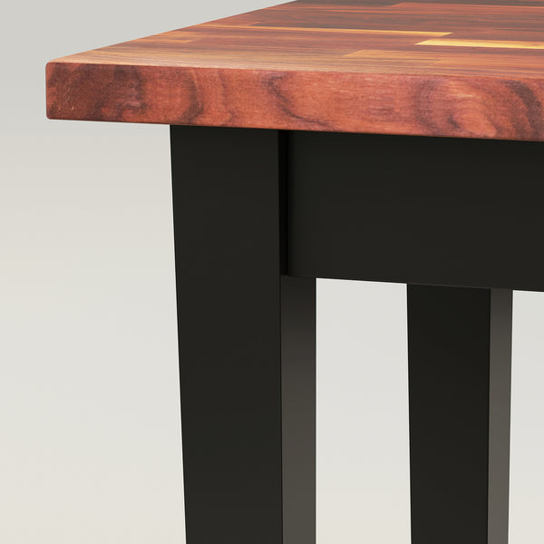 John Boos Blended Walnut Classic Country Work Table With 1-1/2" Thick Top