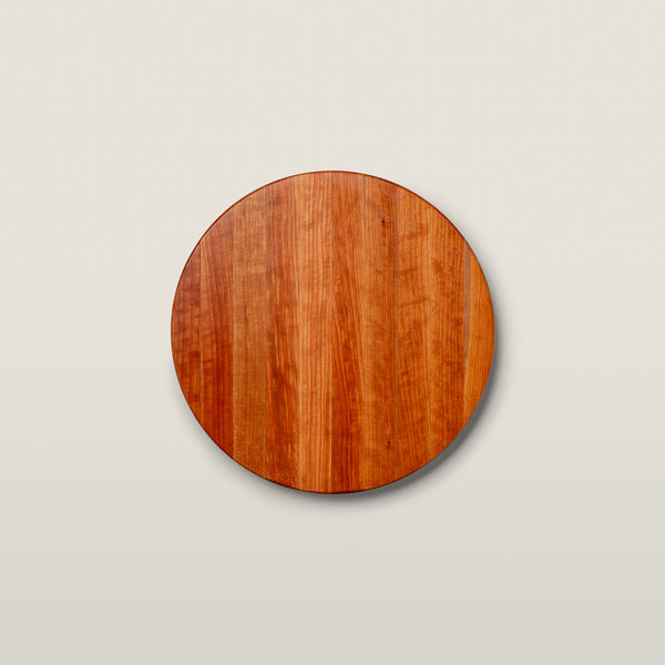 John Boos Cherry Round Cutting Board 1-1/2" Thick (R-Board Series)
