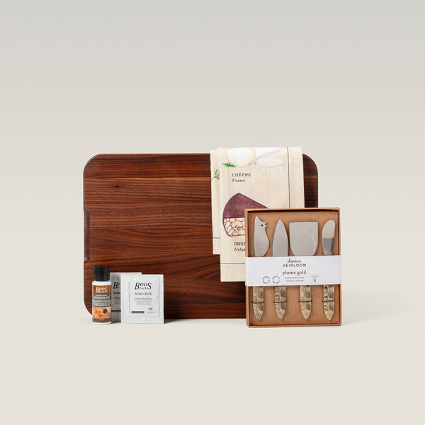 John Boos Cheese Board Gift Pack