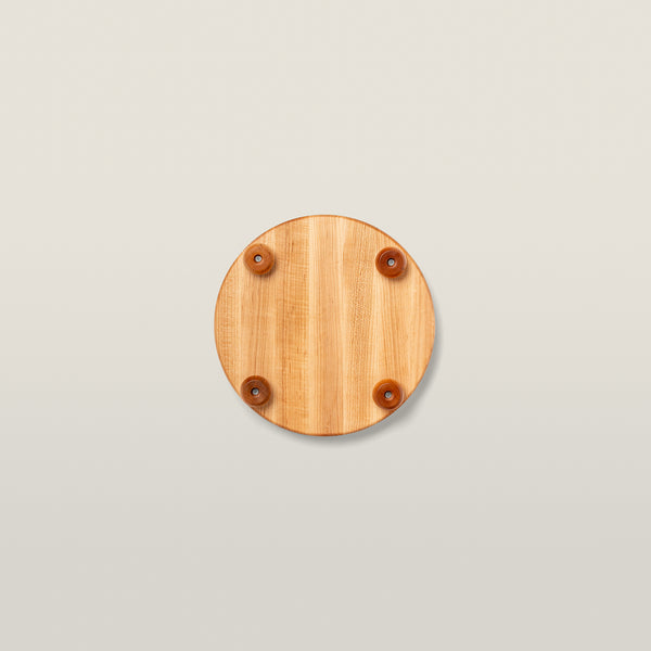 John Boos Maple Round Cutting Board With Maple Feet 1-1/2" Thick (B Series)