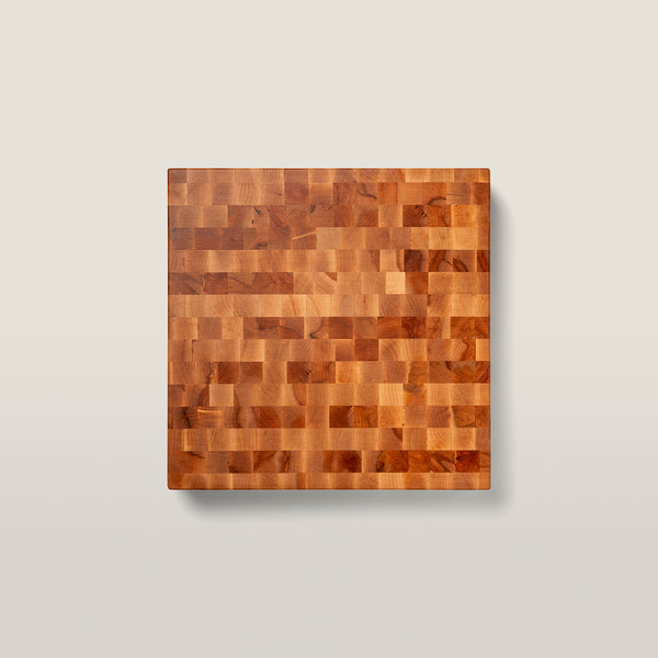 John Boos Maple Square Chopping Block Non-Reversible End Grain 4" Thick (CCB Series)