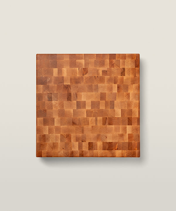 John Boos Maple Square Chopping Block Reversible End Grain 3" Thick (CCB Series)