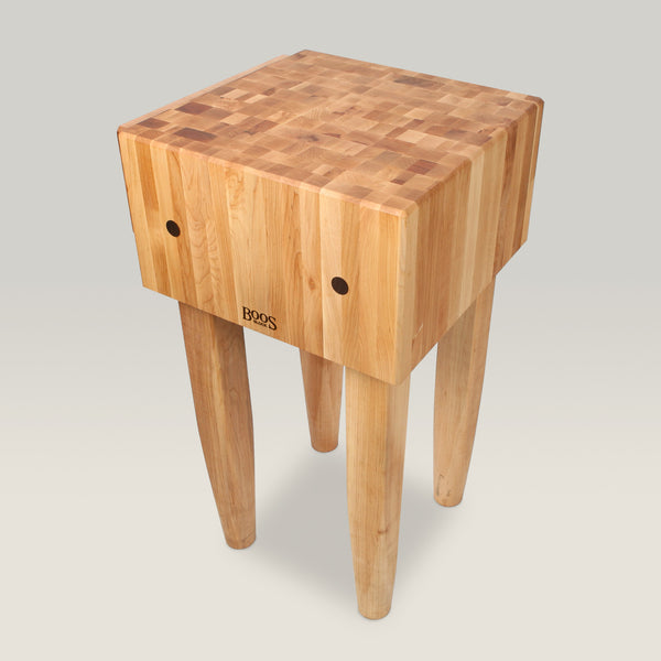 John Boos "PCA" Maple Butcher Block With 10" Thick End Grain Top