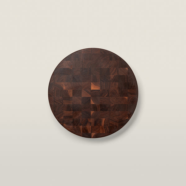 John Boos Walnut Round Chopping Block Reversible End Grain 3" Thick (CCB Series)