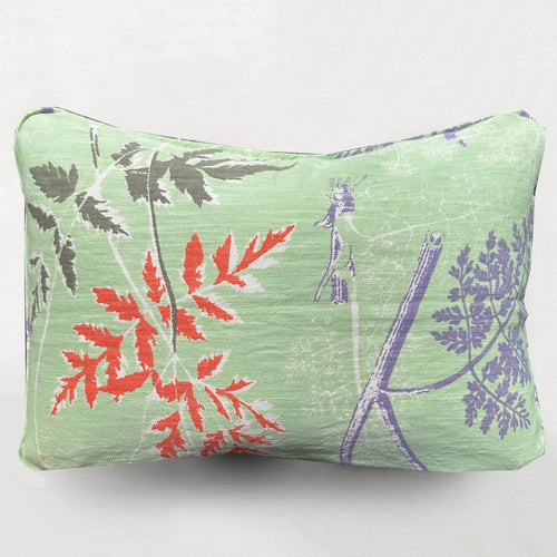 john derian 16" x 24" 2308 Pillow in Sprout Add to cart Details 16" x 24" 55% Cotton 45% Linen Insert included Handmade in India. Care Dry clean only   Celebrated for their unique wool stoles printed bags cardigans and pil