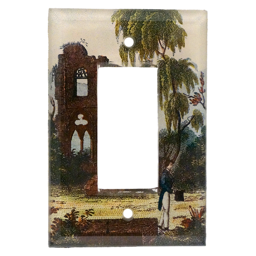 john derian #17 Expandable Empire Single Rocker Cover