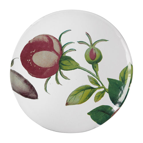 john derian 18th c Fan - Sweet Rose Plate Add to cart Details 6.9" Diameter × 0.5" Deep Glazed terracotta Made in Paris Care Dishwasher safe on a moderate wash cycle. Not microwave safe. Image Origin 18th century Fan.  John De