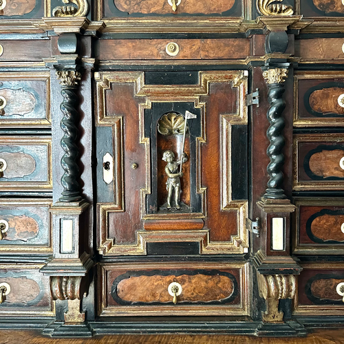 John Derian 18th Century Ornate Italian Cabinet Add To Cart Included In Our Carefully Curated Antique Furniture And Storage collection Is This 18th Century Italian Refurbished Cabinet Featuring 22 Small Drawers Two Cabinets Lin