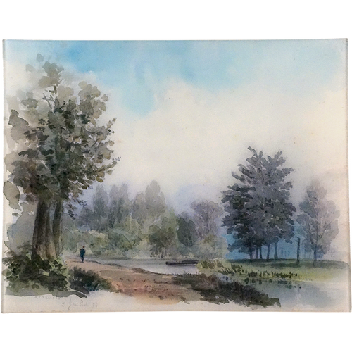 john derian 19c. French Watercolor #2 11 x 14" Rect. Tray