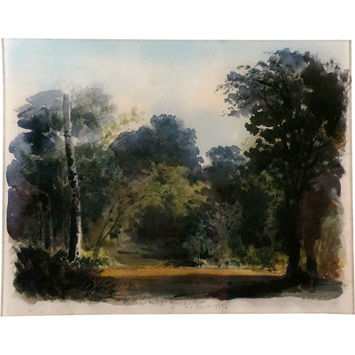 john derian 19c. French Watercolor #3 11 x 14" Rect. Tray