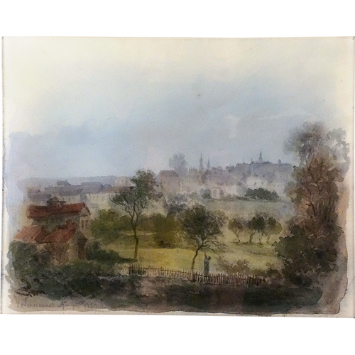 john derian 19c. French Watercolor #4 11 x 14" Rect. Tray
