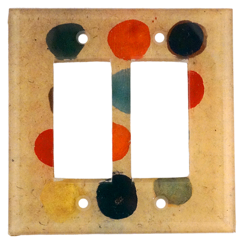 john derian 19th C. Indian Color Study Double Rocker Cover