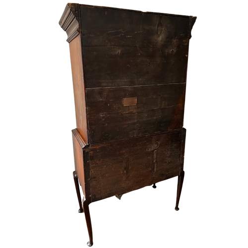 John Derian 19th Century Early Queen Anne High Boy Add To Cart Included In Our Carefully Curated Antique Furniture collection Is An The 19th-century Early Queen Anne High Boy A Piece Of Furniture Characterized By Its Tall And N