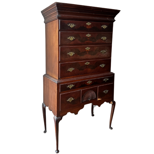 john derian 19th Century Early Queen Anne High Boy Add to cart Included in our carefully curated antique furniture collection is an The 19th-century Early Queen Anne high boy a piece of furniture characterized by its tall and n