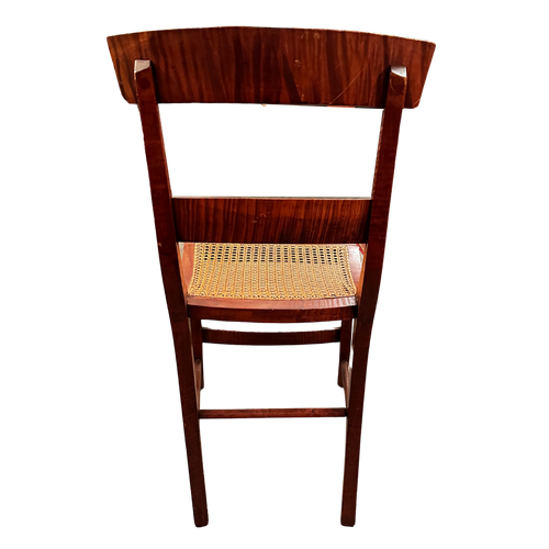 John Derian 19th Century Federal Tiger Burled Cane Chair Add To Cart Included In Our Carefully Curated Antique Furniture collection Is an Antique Tiger Burled Cane Chair  featuring  carved maple Slat Back Frames Splayed Leg