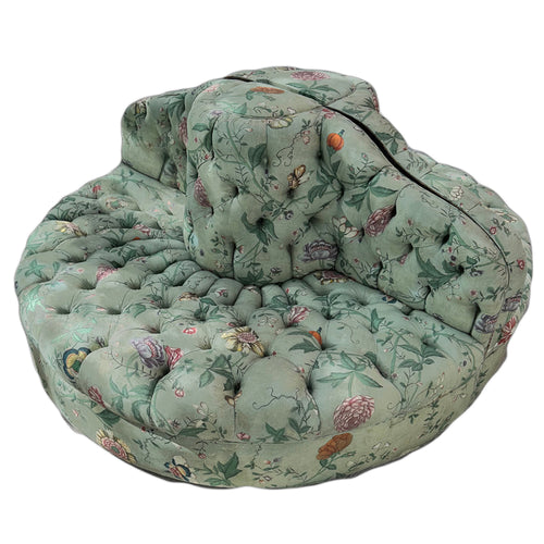 John Derian 19th Century French Bourne Sofa In Pierre Frey Le Paravent Chinois Fabric Add To Cart Details Two-piece Round Sofa - 66" W X 74" Diameter X 33" H Half - 66" W X 37" Diameter X 33" H 16" Seat Height 22" Seat Depth