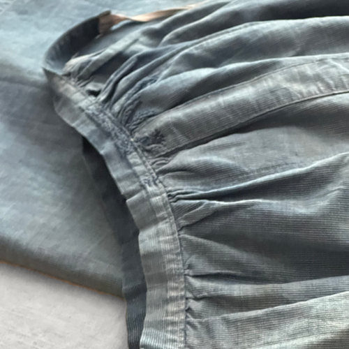 John Derian 19th Century French Waist Apron (VA02) Add To Cart Details Approx. 22" W X 34.5" Long Tie Closure Cotton Two Exterior Pockets 19th Century France Please Note That Vintage Items Will Embrace Unique Variations Such As