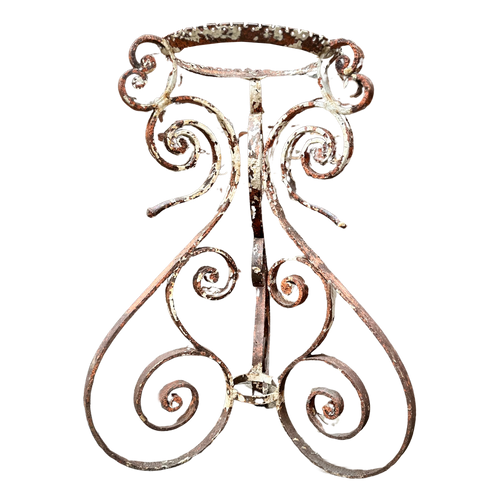 john derian 19th Century Italian Metal Table Base Add to cart Included in our carefully curated antique furniture collection is a 19th century Italian metal table base. Details 24" L x 24" W x 32" H Metal 19th Century France