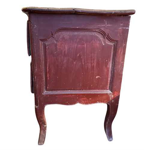 John Derian 19th Century Painted French Chest Add To Cart Included In Our Carefully Curated Antique Furniture collection Is A 19th Century Painted French Chest Featuring Three Drawers And Curved Legs With A Rectangular Top. Det