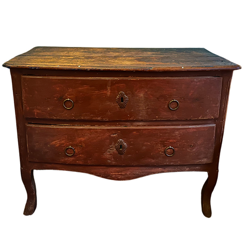 john derian 19th Century Painted French Chest Add to cart Included in our carefully curated antique furniture collection is a 19th century painted french chest featuring three drawers and curved legs with a rectangular top. Det