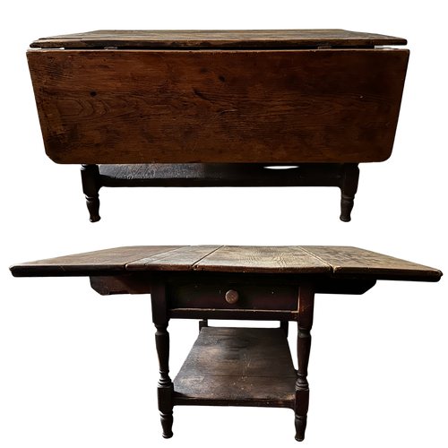 John Derian 20th Century Drop-Leaf Table Add To Cart Included In Our Carefully Curated Antique Furniture collection Is A 20th Century Drop-leaf Table Expanding Up To 57" Wide. Drop-leaf Tables With Roots In The 18th Century And
