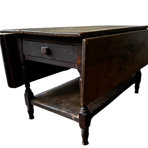 John Derian 20th Century Drop-Leaf Table Add To Cart Included In Our Carefully Curated Antique Furniture collection Is A 20th Century Drop-leaf Table Expanding Up To 57" Wide. Drop-leaf Tables With Roots In The 18th Century And