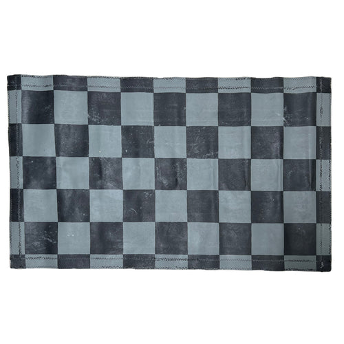 john derian 3' x 5' Black Point Mercantile Painted Canvas Mat #10 Painted Canvas Mat