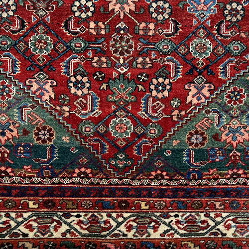 John Derian 4'2" X 6'9" Antique Malayer Rug #7 Add To Cart A Malayer Rug Is A Distinctive Type Of Persian Rug Woven In The Malayer Region Located In Western Iran Between The Cities Of Hamadan And Kermanshah. Known For Their Eleg