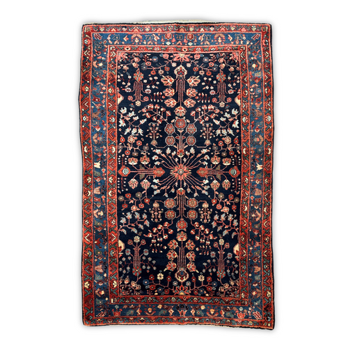 john derian 4' 7" x 7 '4" Antique Lihihan Rug #10 Add to cart A Lilihan rug is a type of Persian rug woven in the Lilihan village located near Hamadan in western Iran. Though it shares some characteristics with Hamadan rugs Lili