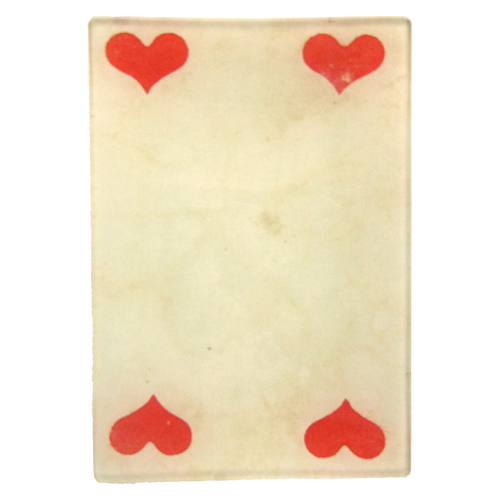 john derian 4 of Hearts (Playing Cards) 4.5 x 6.5" Mini-Tray