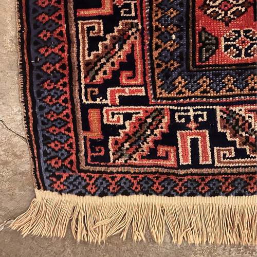 John Derian 5'4" X 7'11" Antique Caucasian Rug Add To Cart FINAL SALE This Antique Caucasian Rug Features Bold Geometric Patterns And Rich Earthy Colors Characteristic Of Rugs From The Caucasus Region. Handwoven With Natural Dye